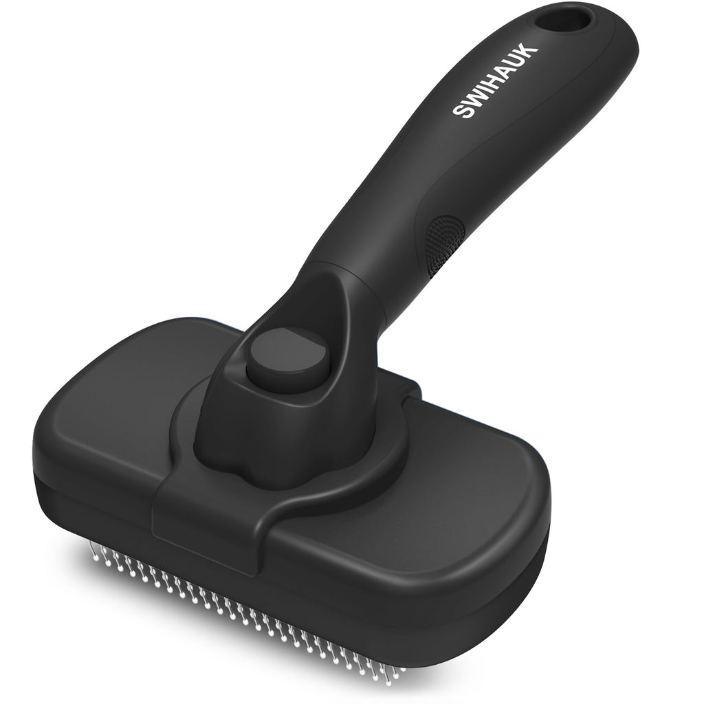 SWIHAUK Self Cleaning Slicker Brush for Pets