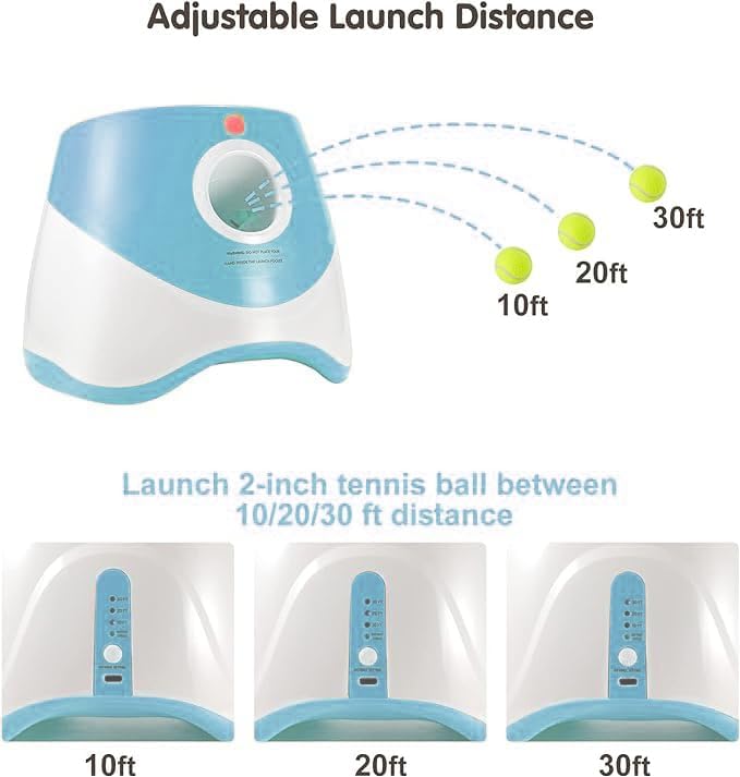 Automatic Dog Ball Launcher with Adjustable Range