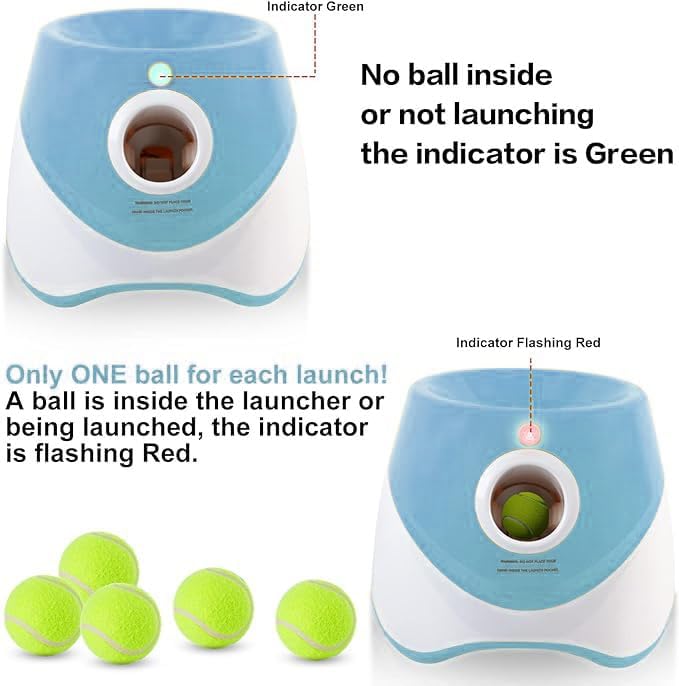 Automatic Dog Ball Launcher with Adjustable Range