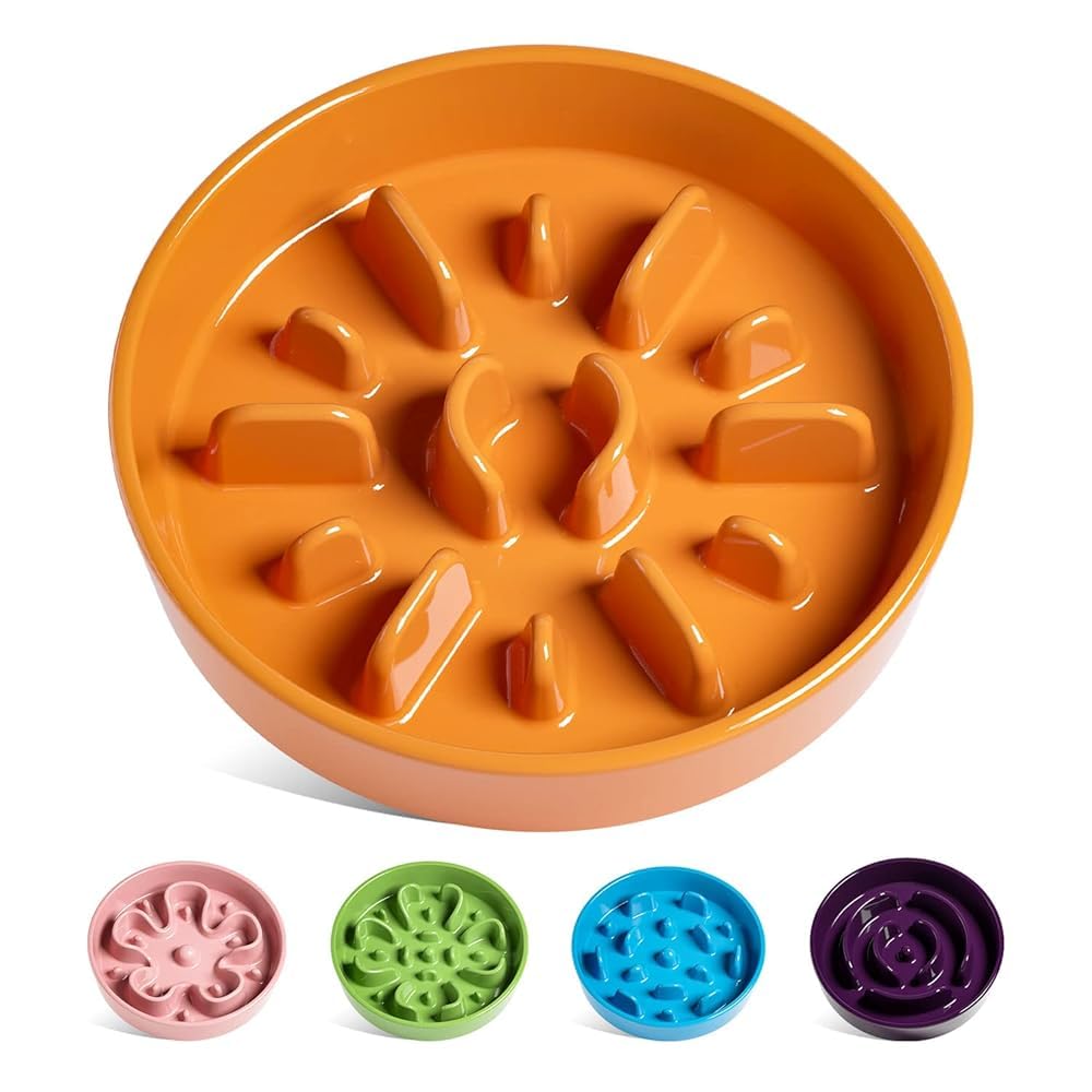 LE TAUCI Dog Bowls Slow Feeder Ceramic