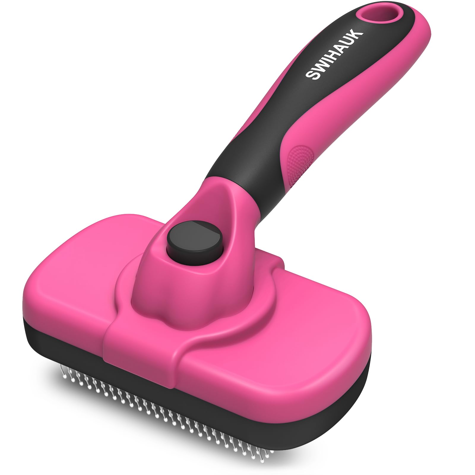 SWIHAUK Self Cleaning Slicker Brush for Pets