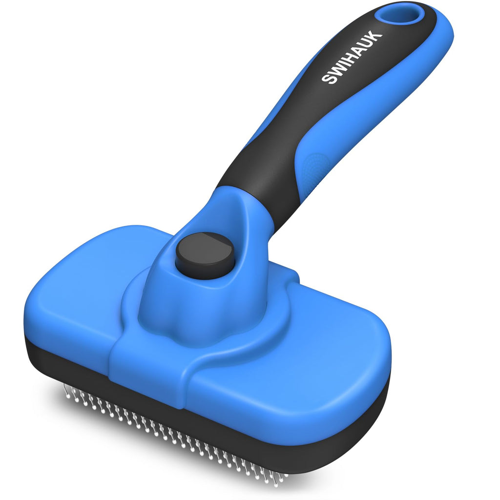 SWIHAUK Self Cleaning Slicker Brush for Pets