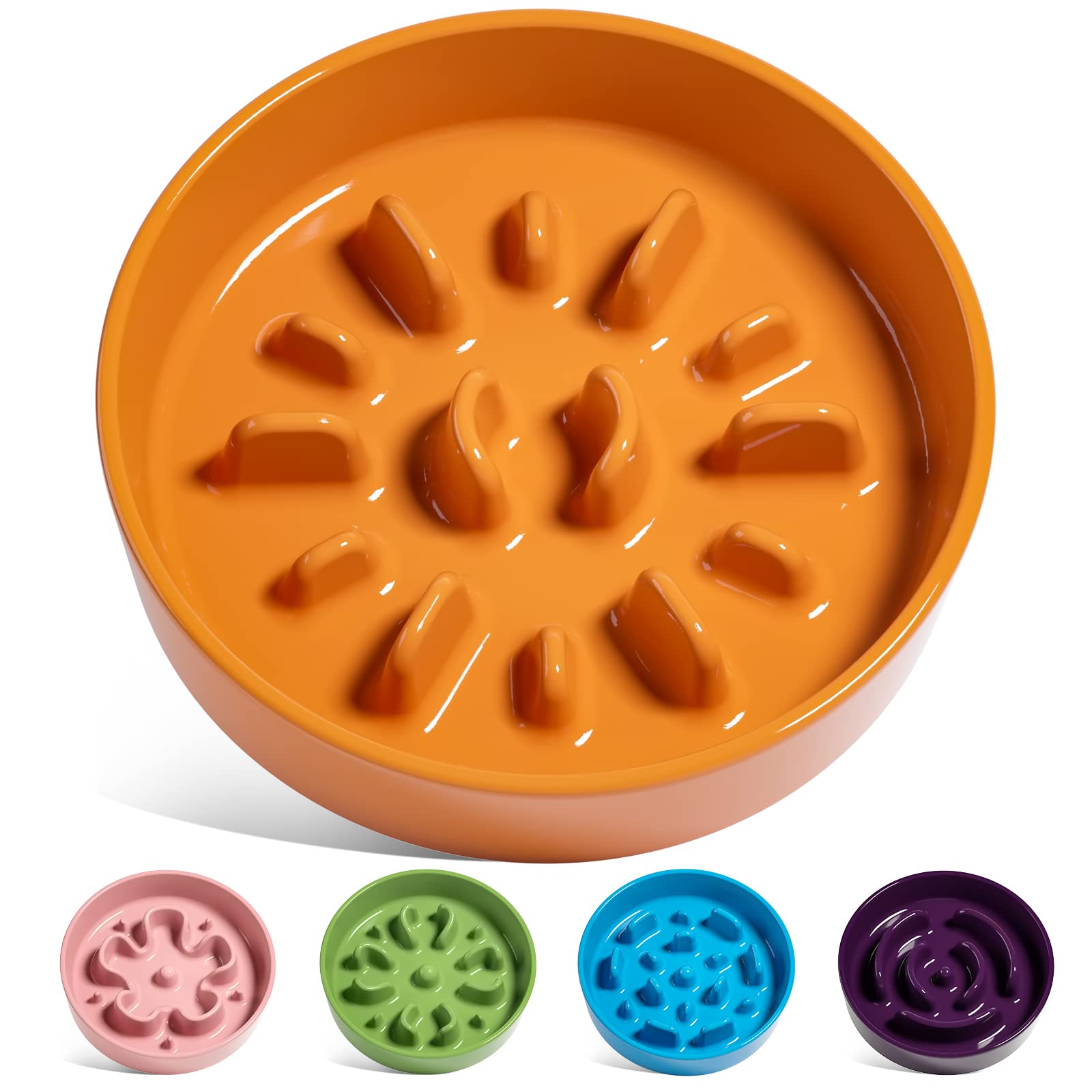 LE TAUCI Dog Bowls Slow Feeder Ceramic