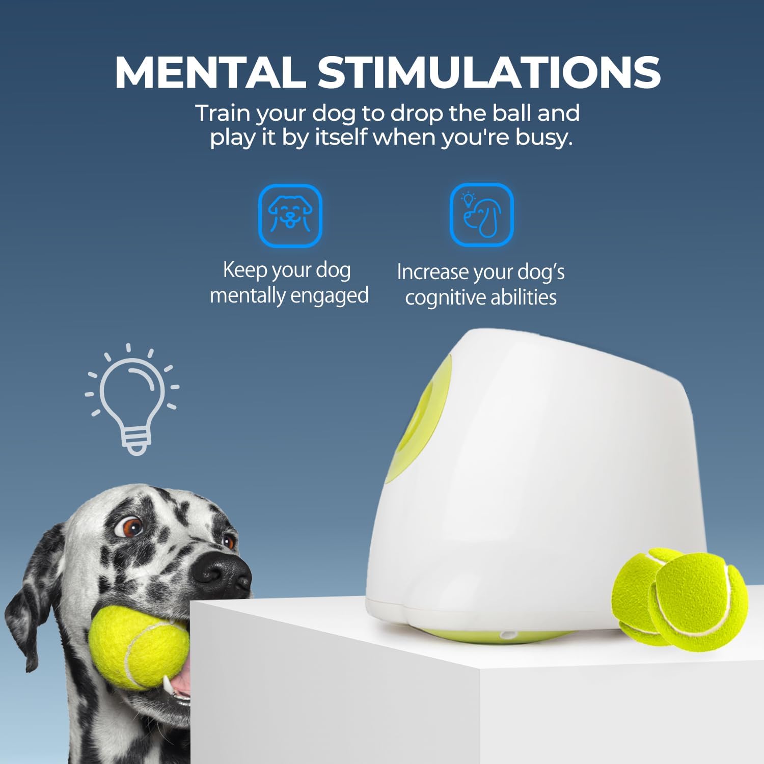 Automatic Dog Ball Launcher with Tennis Balls