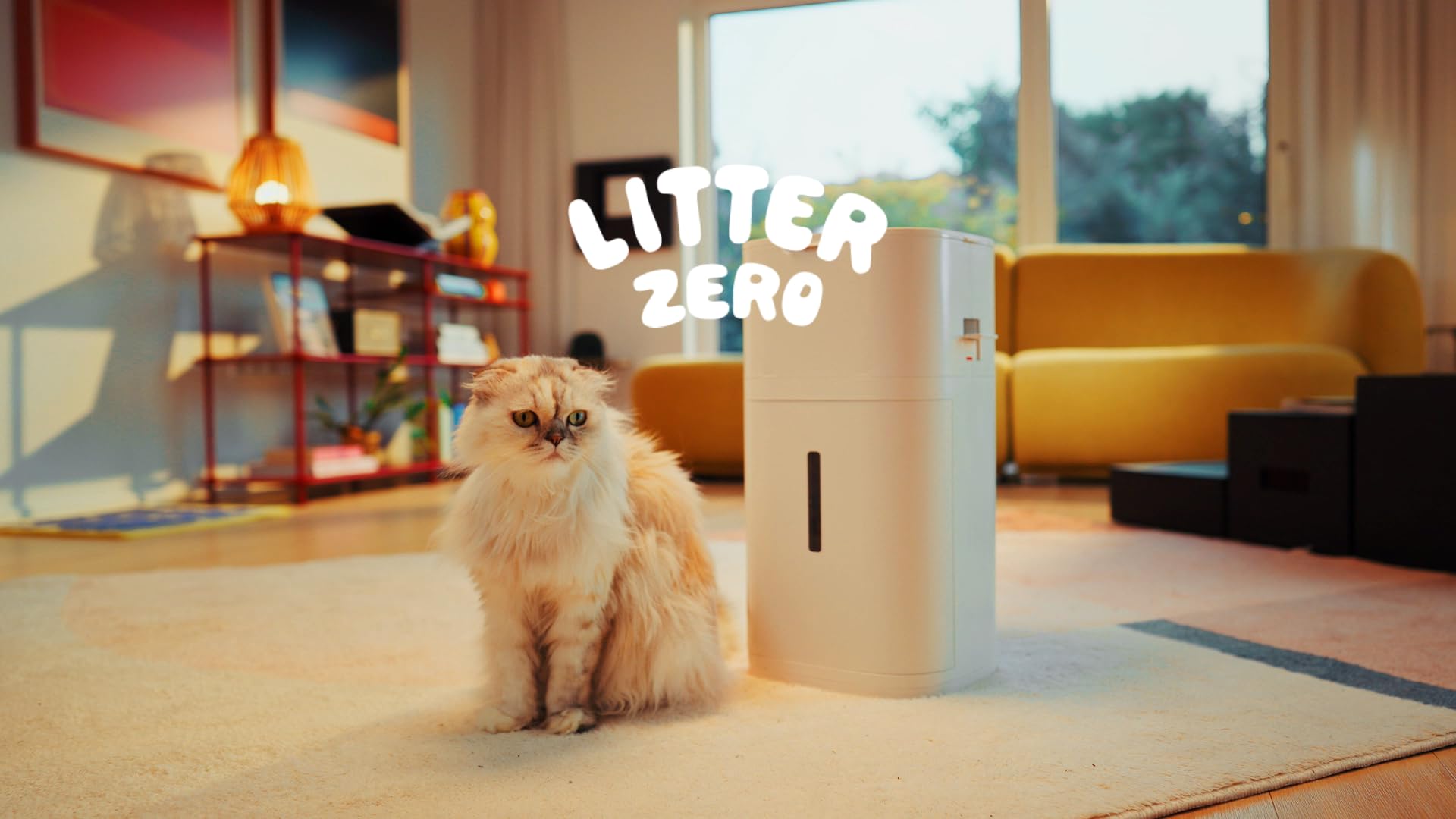 Smart Cat Litter Disposal Bin with Odor Lock