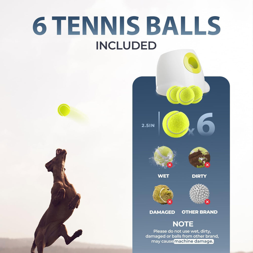 Automatic Dog Ball Launcher with Tennis Balls
