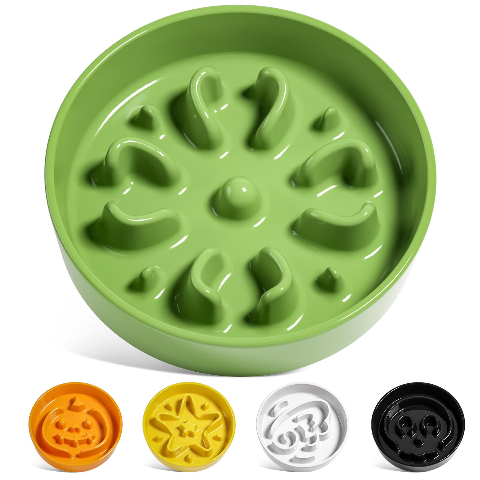 LE TAUCI Dog Bowls Slow Feeder Ceramic