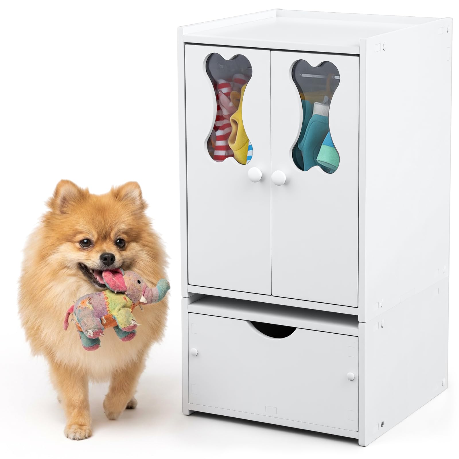 Pet Storage Wardrobe Organizer with Drawers