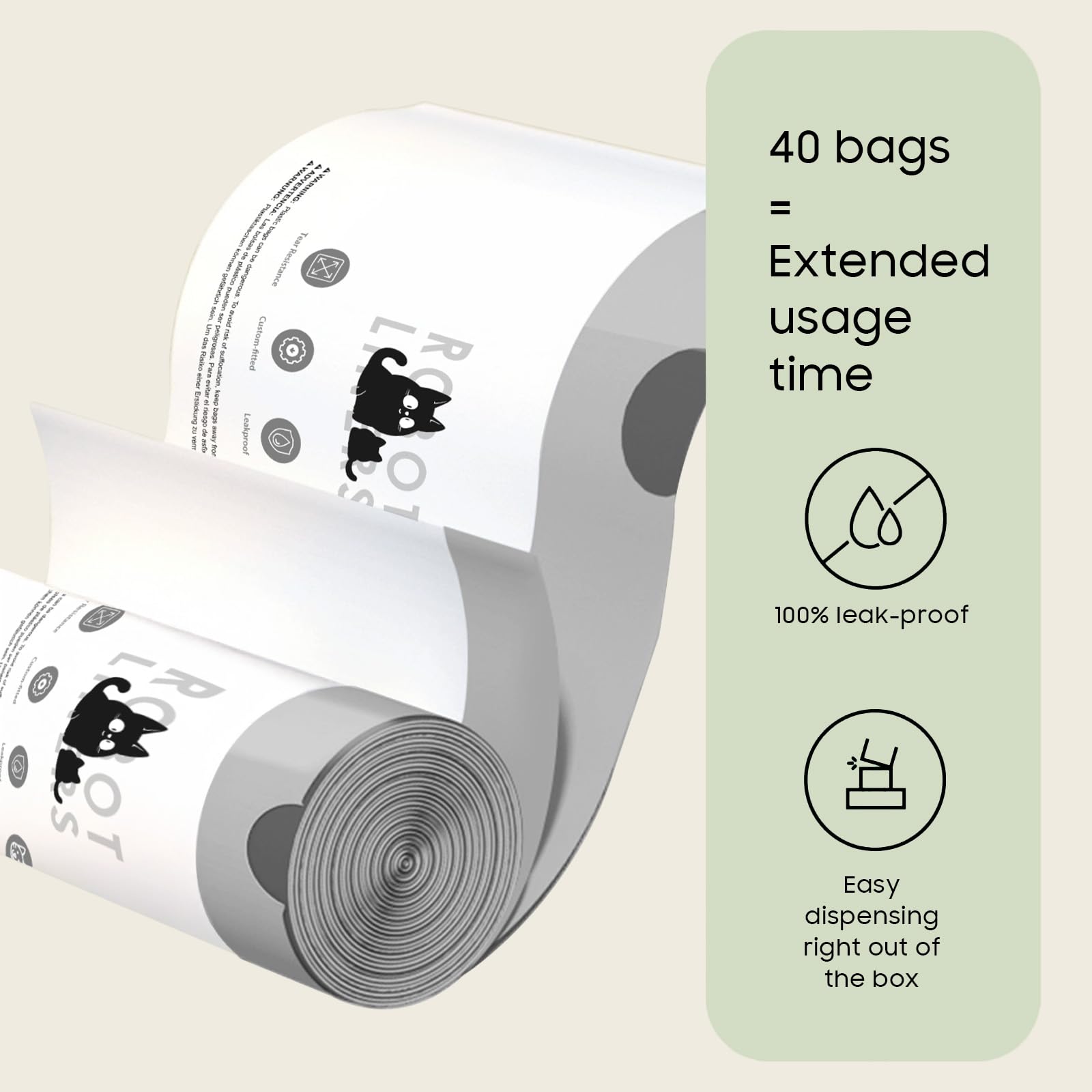 Heavy Duty Litter Box Waste Liner Bags