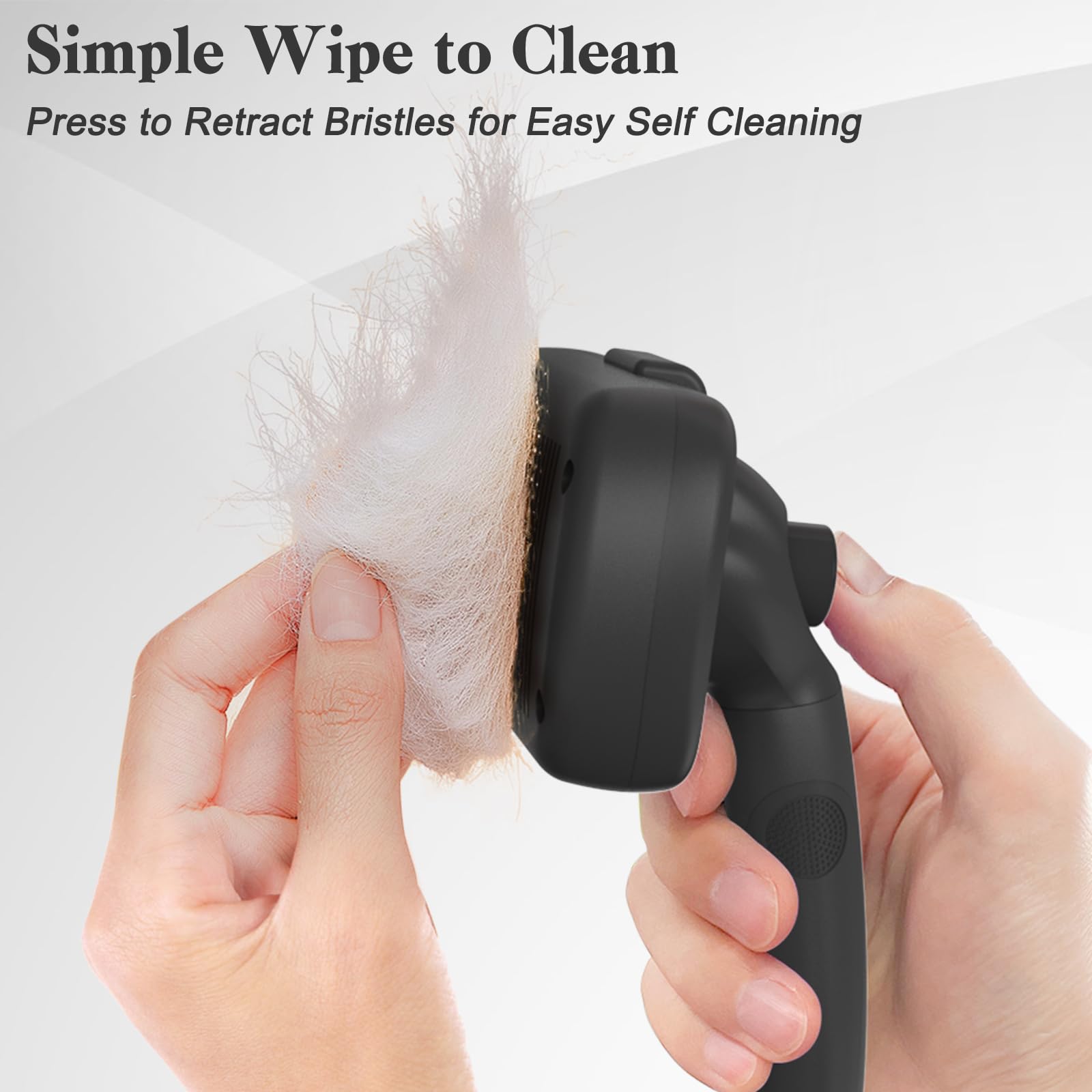 SWIHAUK Self Cleaning Slicker Brush for Pets