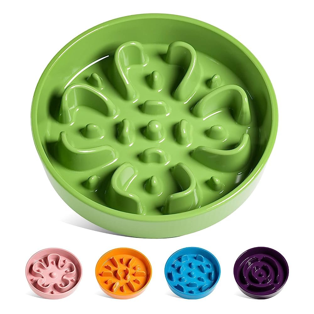 LE TAUCI Dog Bowls Slow Feeder Ceramic