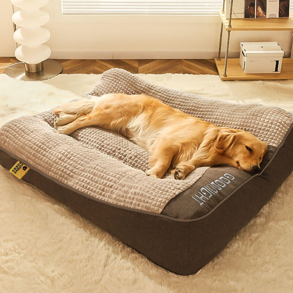 Orthopedic Plush Dog Sofa Bed with Foam