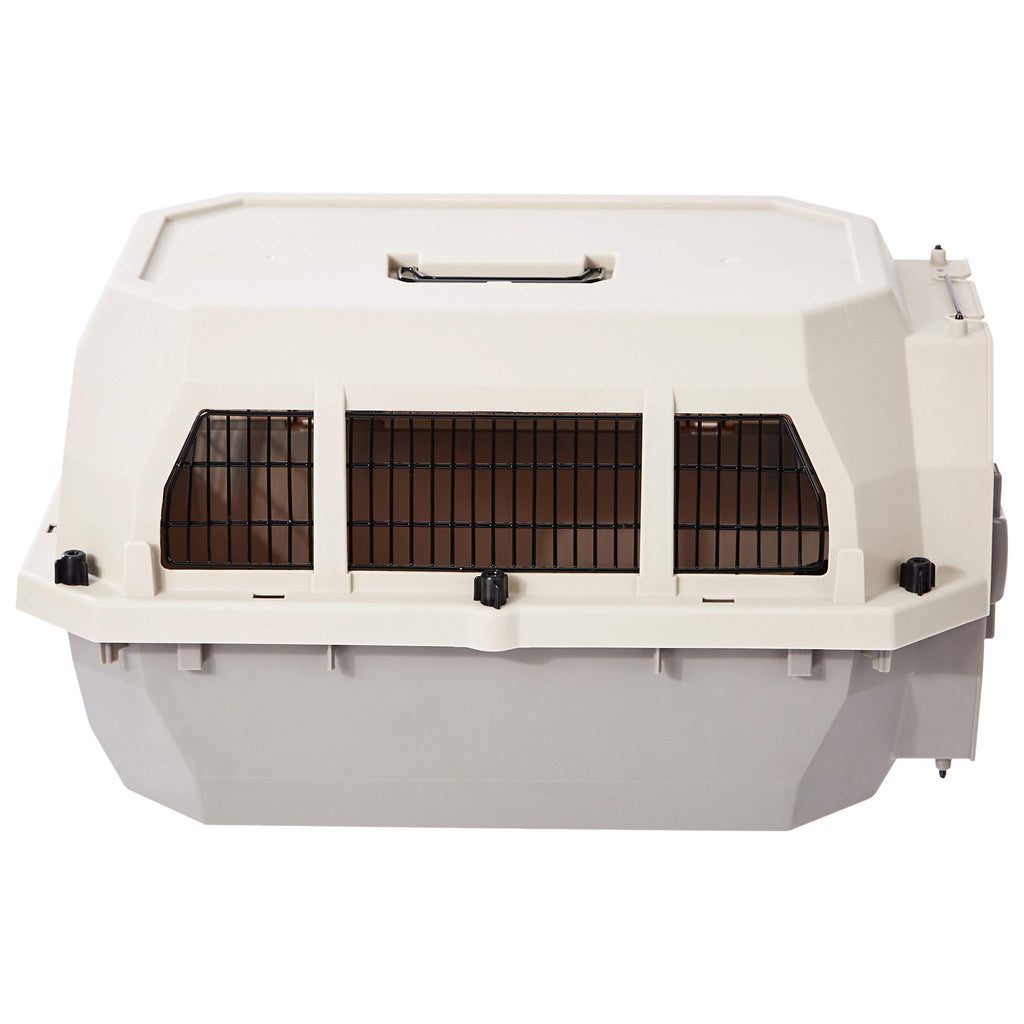 Durable Plastic Pet Carrier with Buckle Door