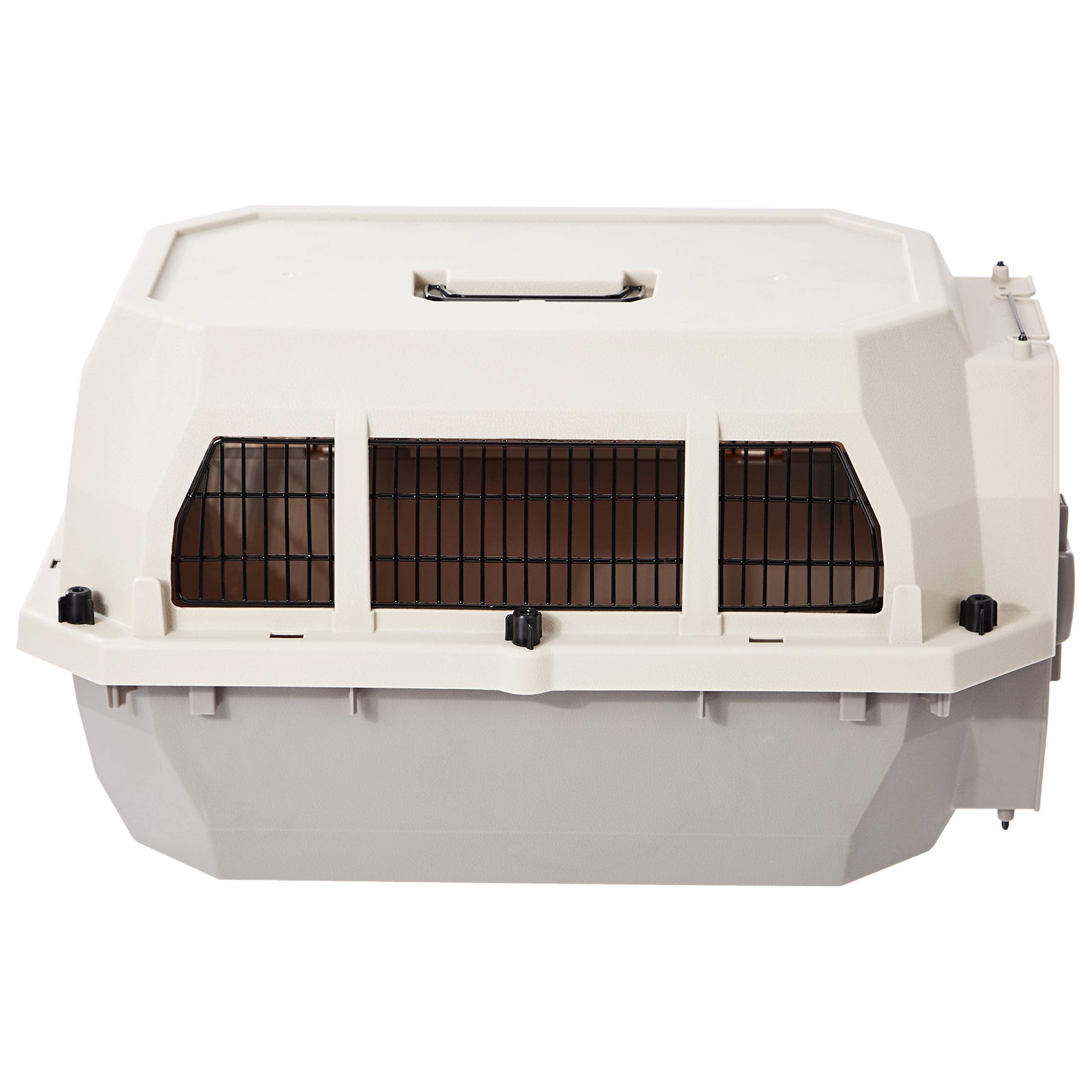 Durable Plastic Pet Carrier with Buckle Door