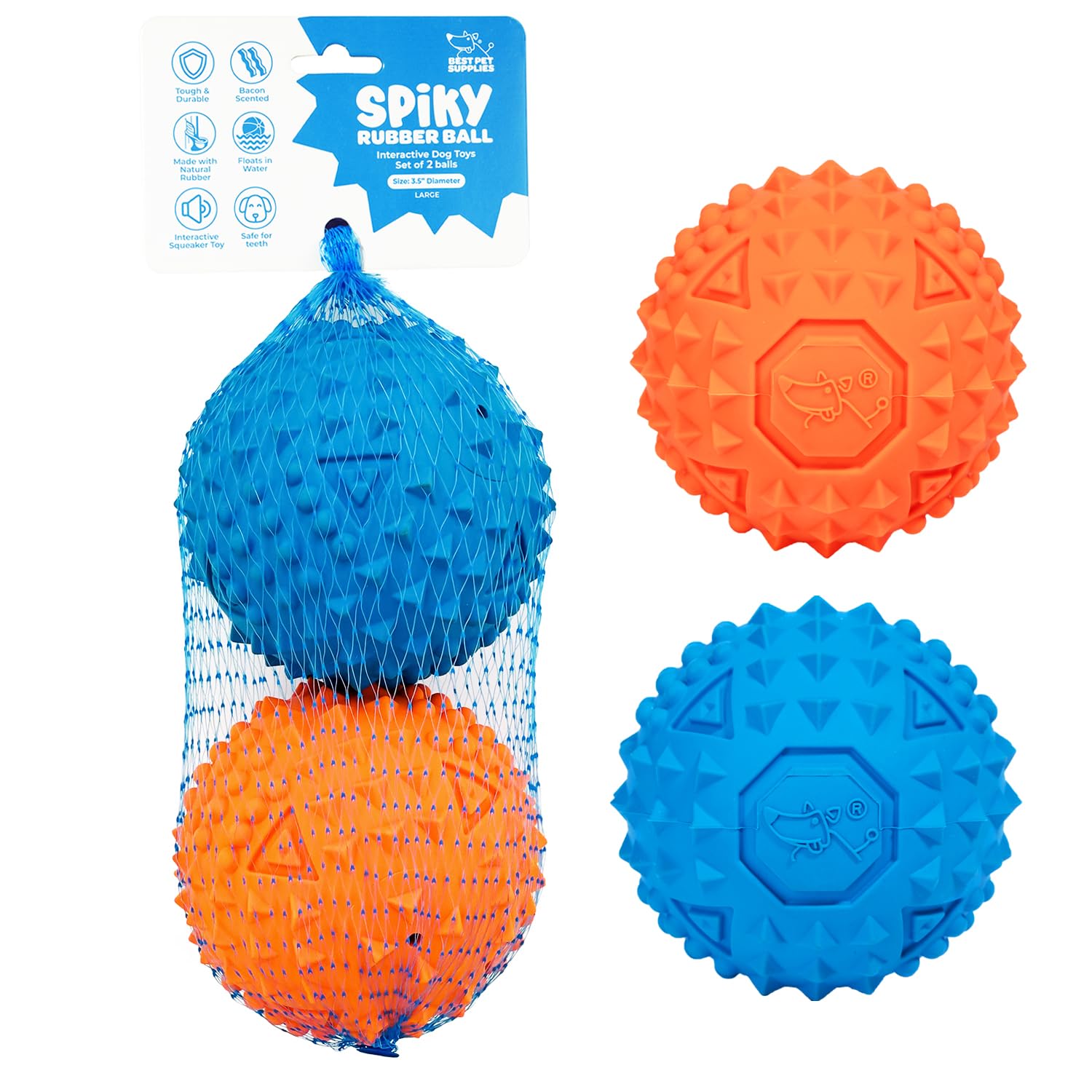Interactive Squeaky Dog Toy for Active Chewers