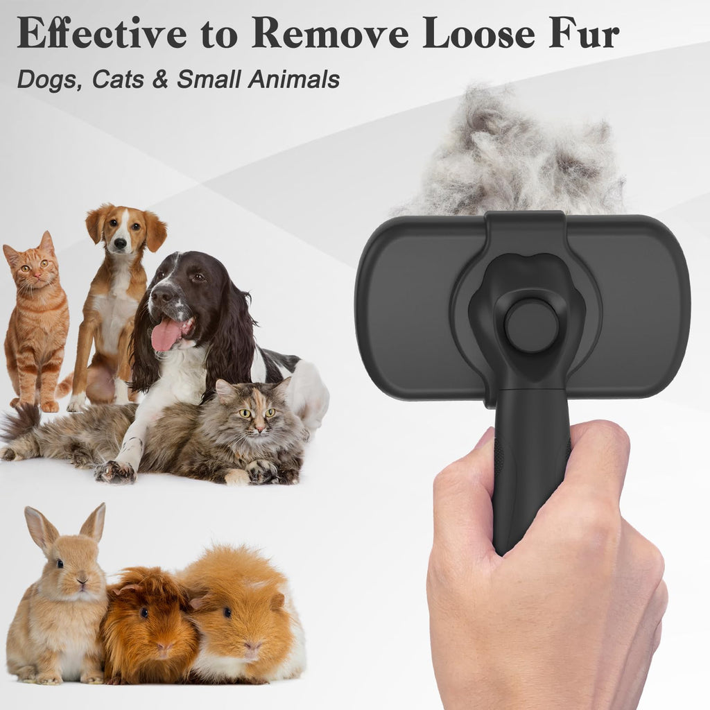 SWIHAUK Self Cleaning Slicker Brush for Pets