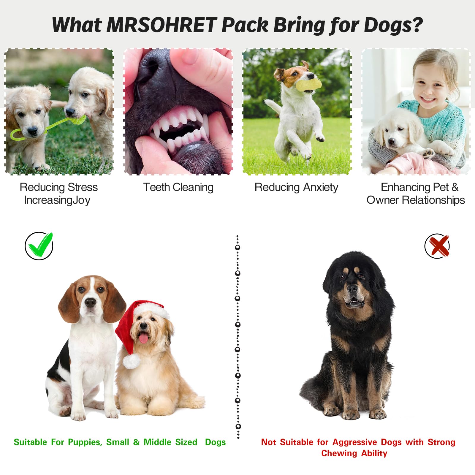 MRSOHRET Puppy Chew Toys for Teething