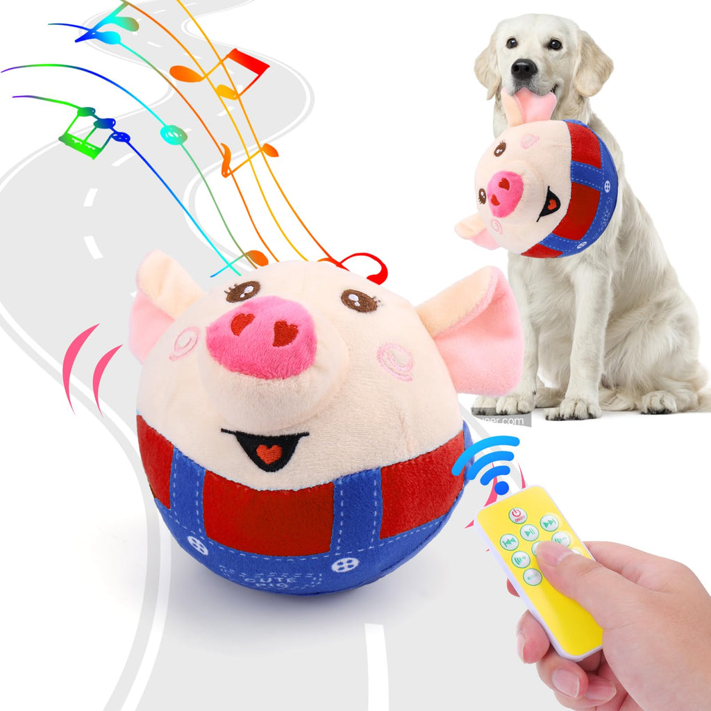 BABORUI Jumping Squeaky Dog Toys