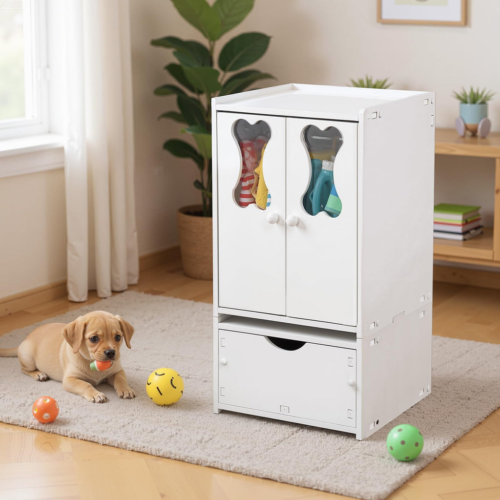 Pet Storage Wardrobe Organizer with Drawers