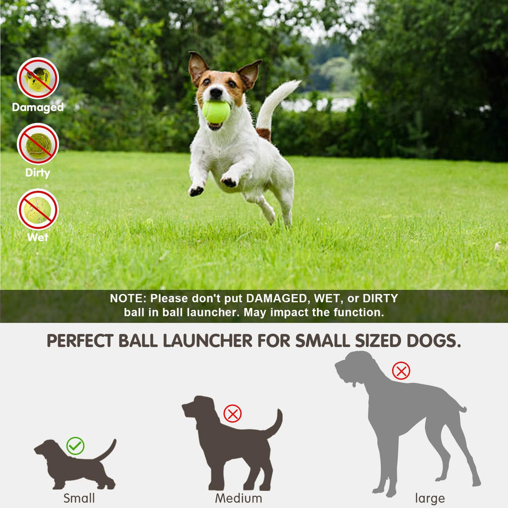Automatic Dog Ball Launcher with Adjustable Range