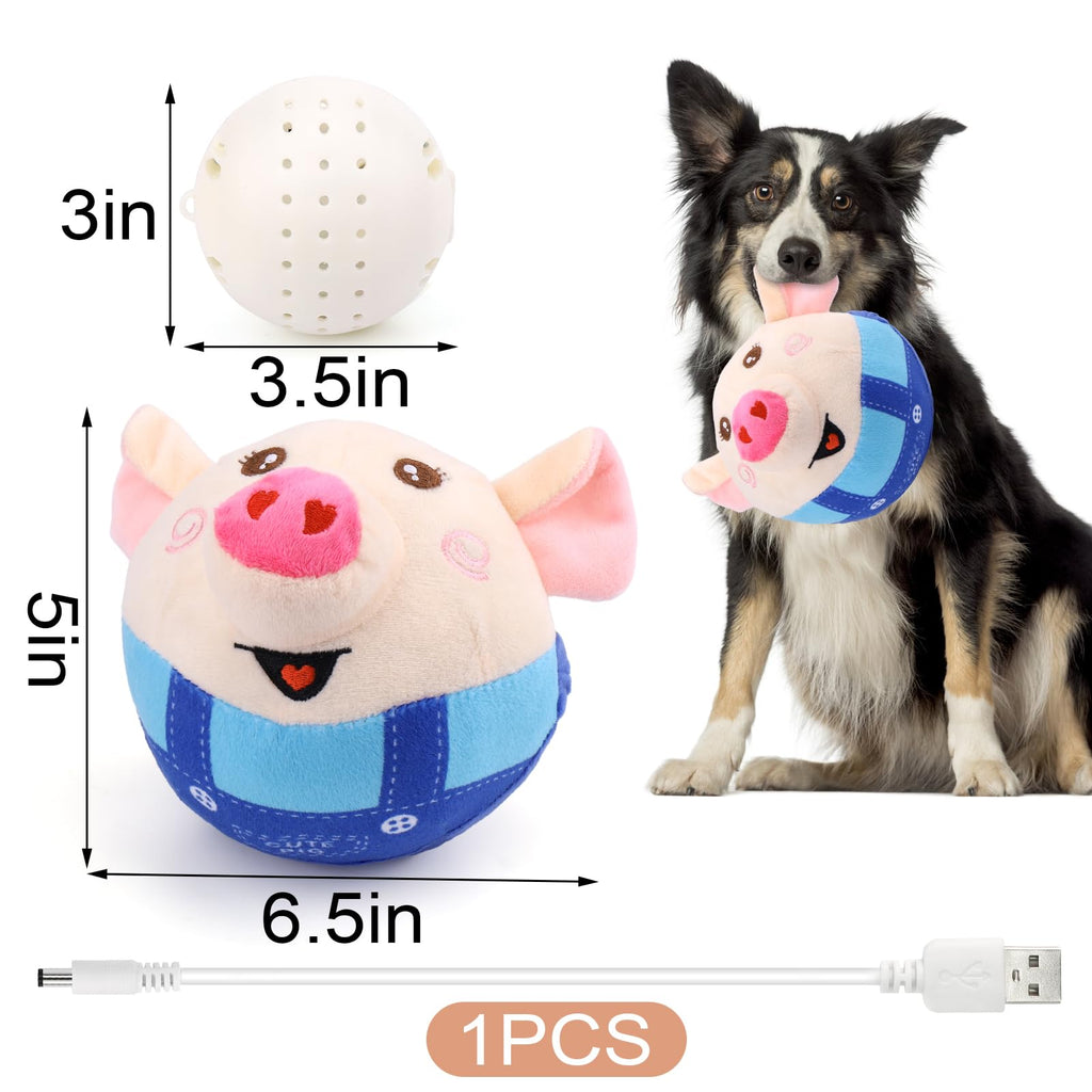 BABORUI Jumping Squeaky Dog Toys
