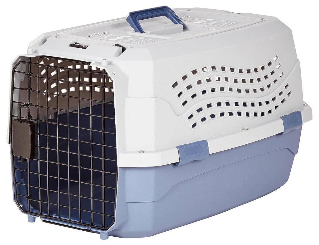 Durable Plastic Pet Carrier with Buckle Door