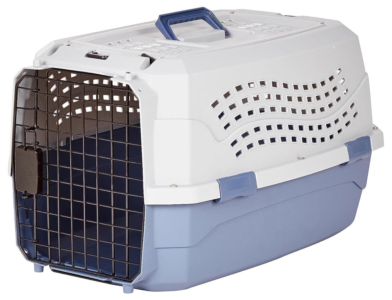 Durable Plastic Pet Carrier with Buckle Door