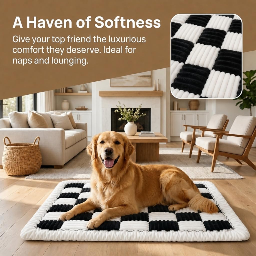 Washable Backseat Dog Bed Mat for Car Travel