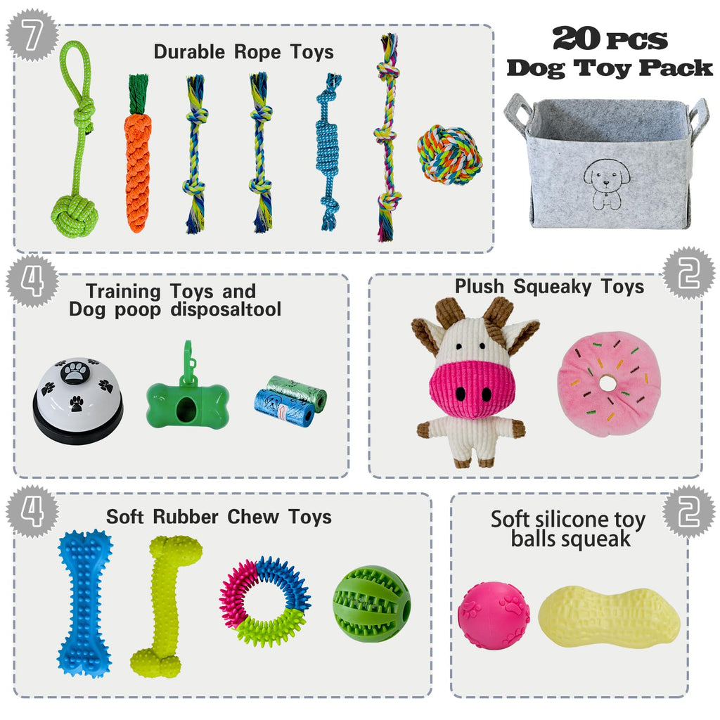 MRSOHRET Puppy Chew Toys for Teething