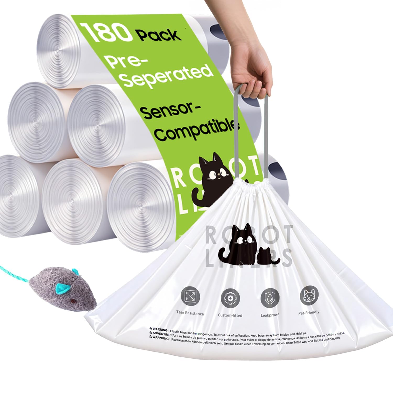 Heavy Duty Litter Box Waste Liner Bags