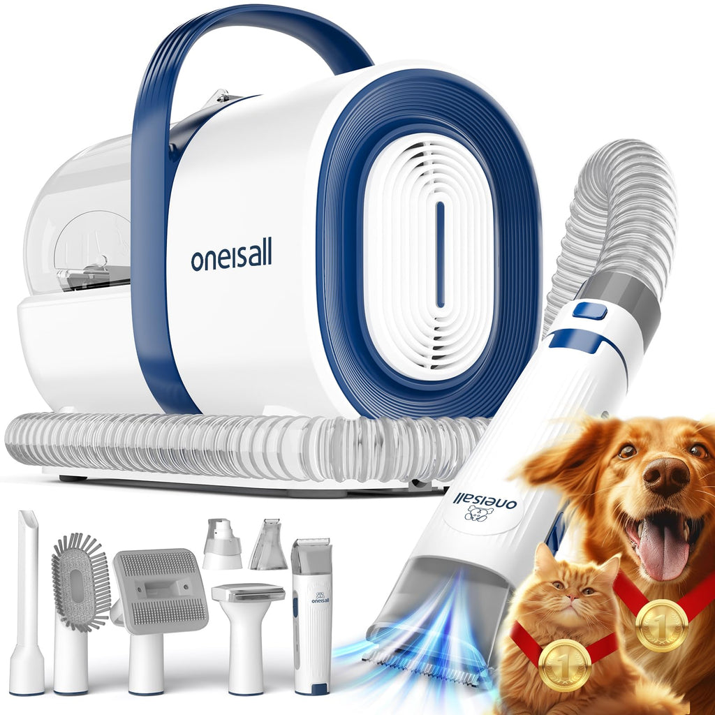 Pet Grooming Vacuum Kit with Clipper Tools
