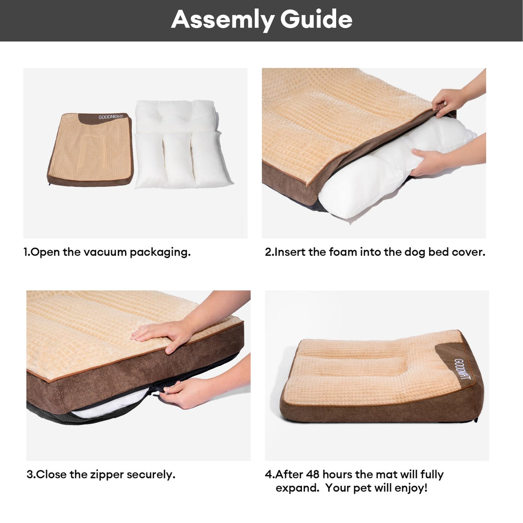Orthopedic Plush Dog Sofa Bed with Foam