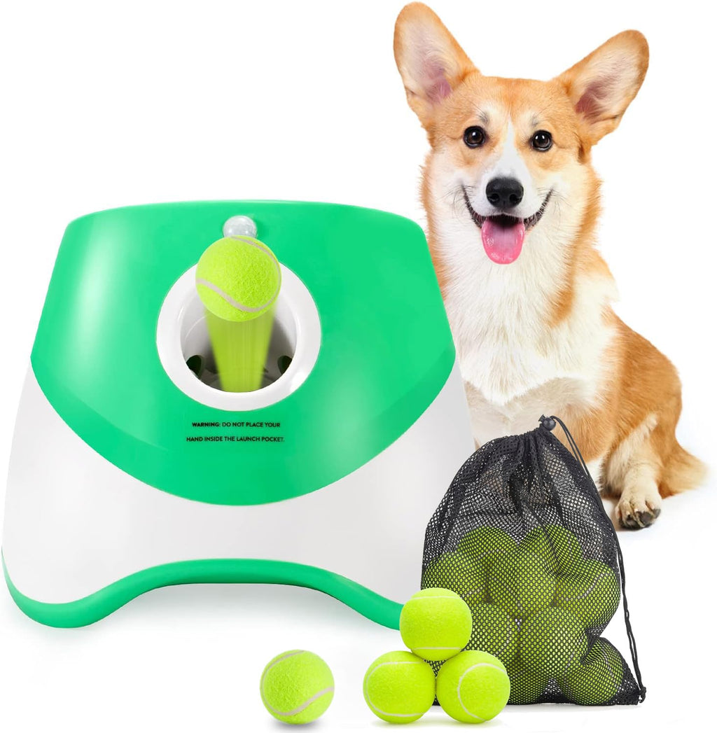 Automatic Dog Ball Launcher with Adjustable Range