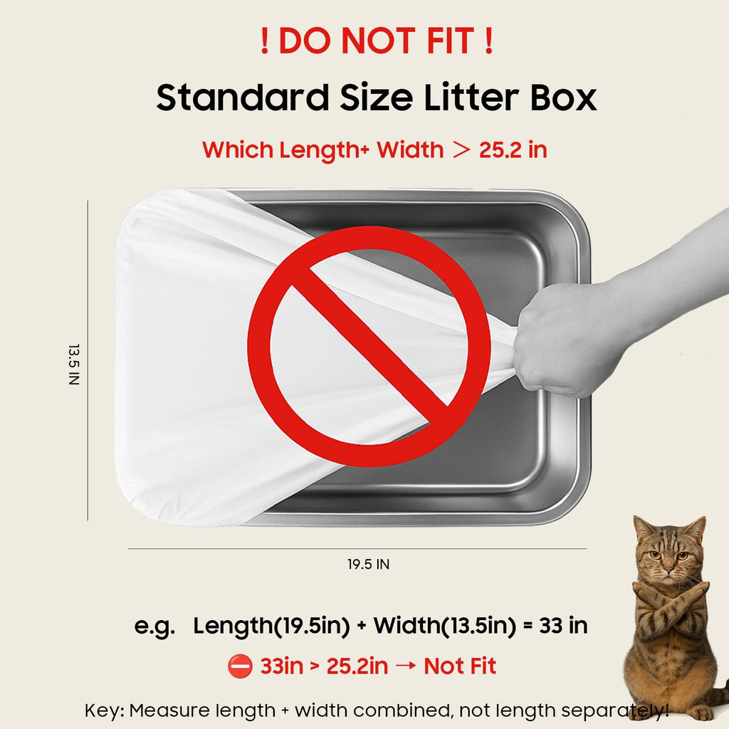 Heavy Duty Litter Box Waste Liner Bags