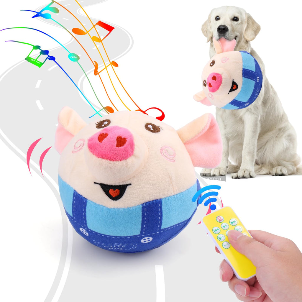 BABORUI Jumping Squeaky Dog Toys