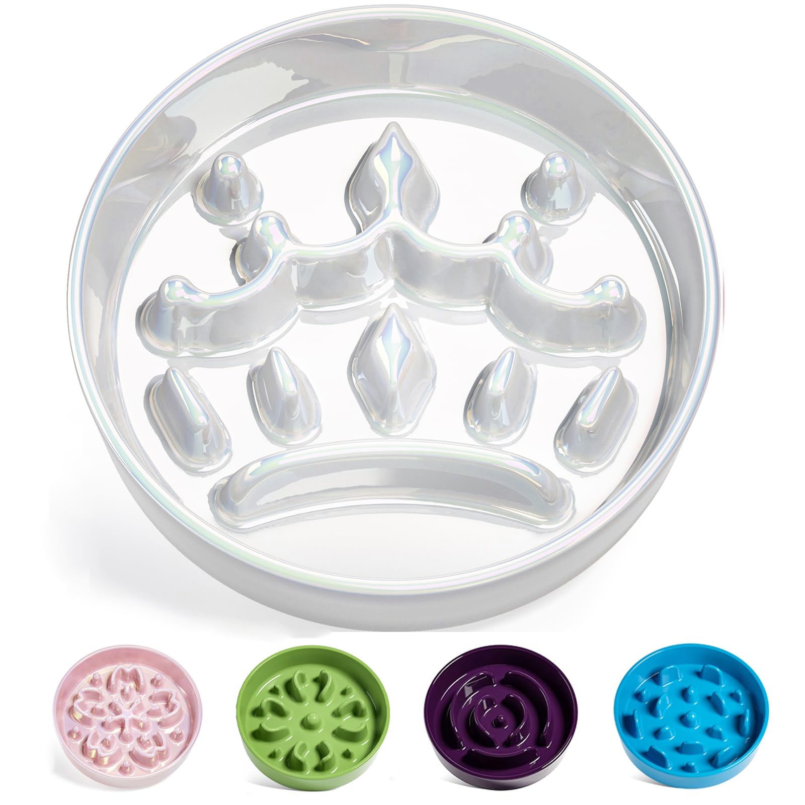 LE TAUCI Dog Bowls Slow Feeder Ceramic