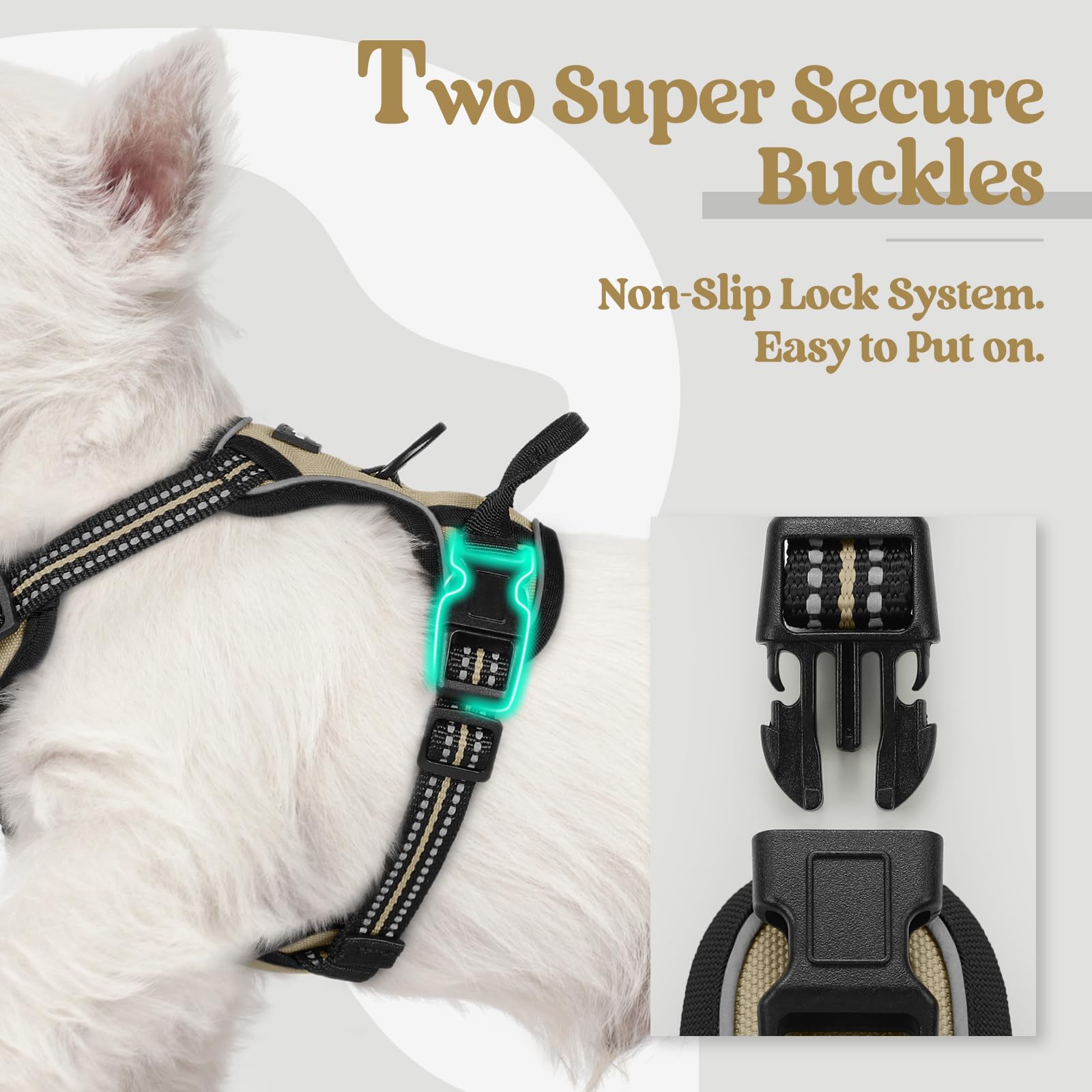 Reflective No Pull Dog Harness with Handle
