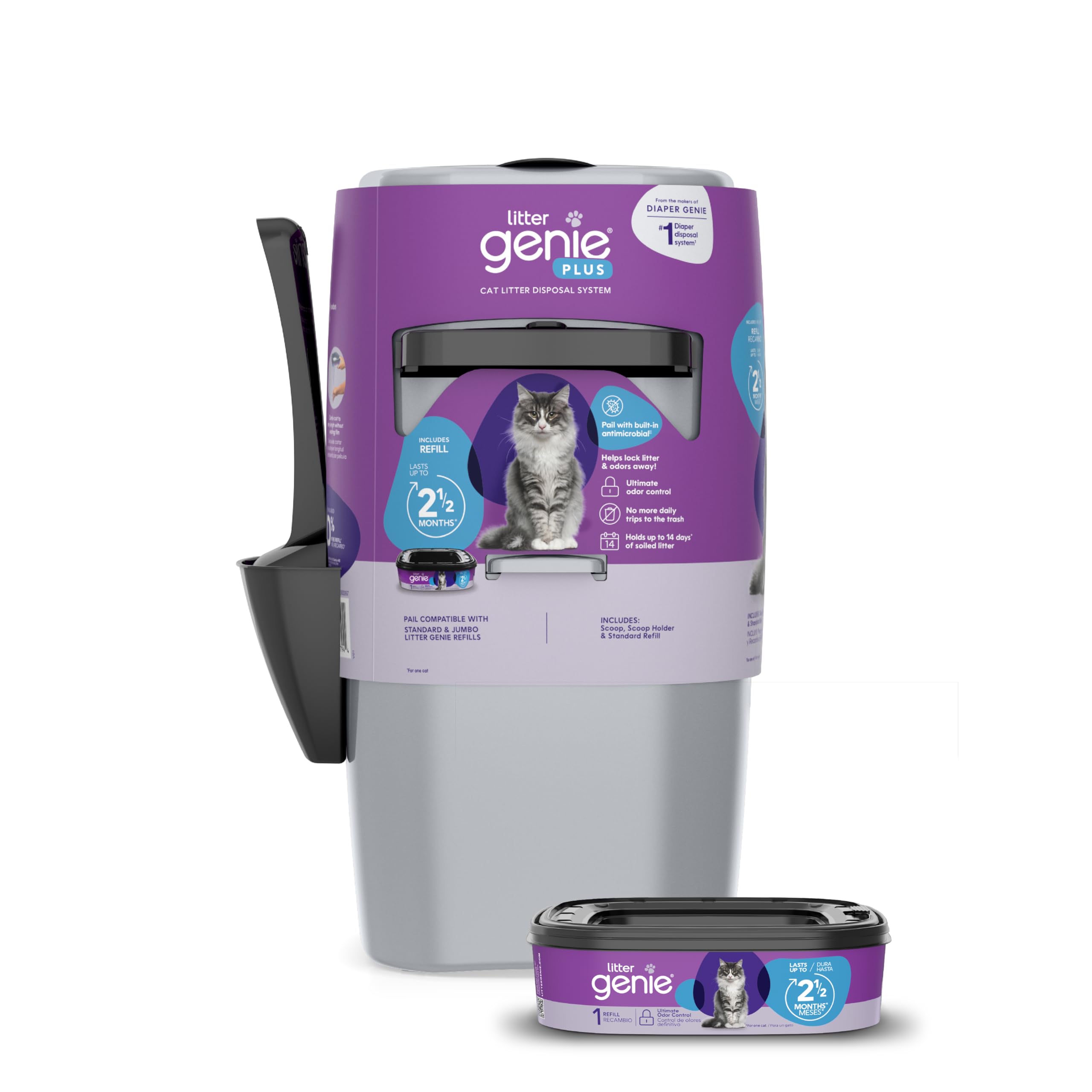 Cat Litter Waste Disposal Pail with Odor Lock