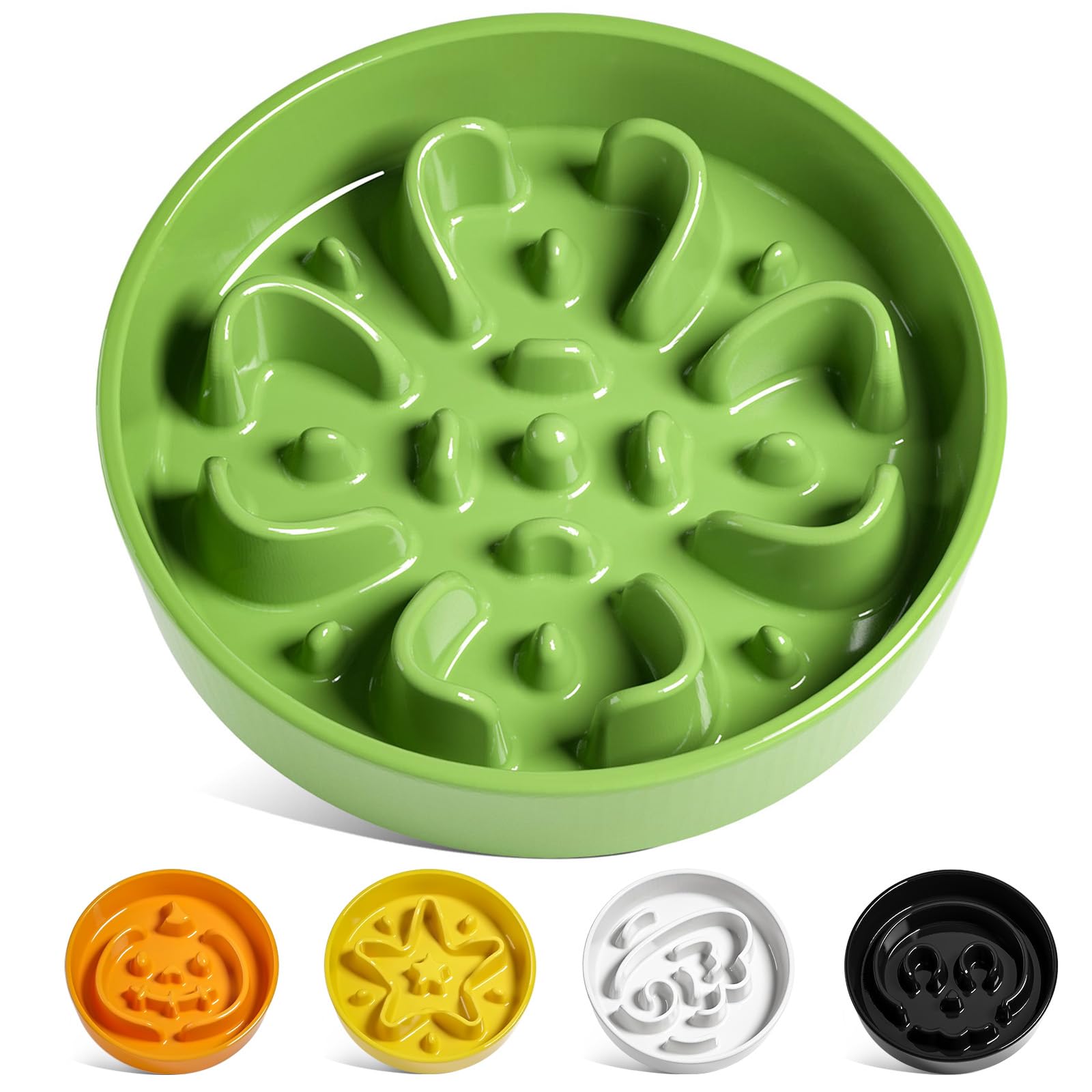 LE TAUCI Dog Bowls Slow Feeder Ceramic
