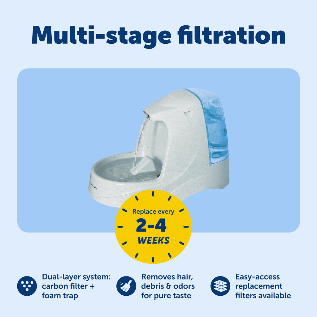Automatic Pet Water Fountain with Carbon Filter