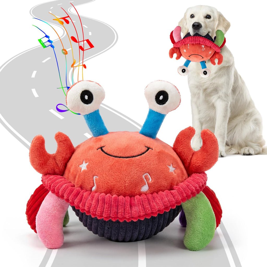 BABORUI Jumping Squeaky Dog Toys