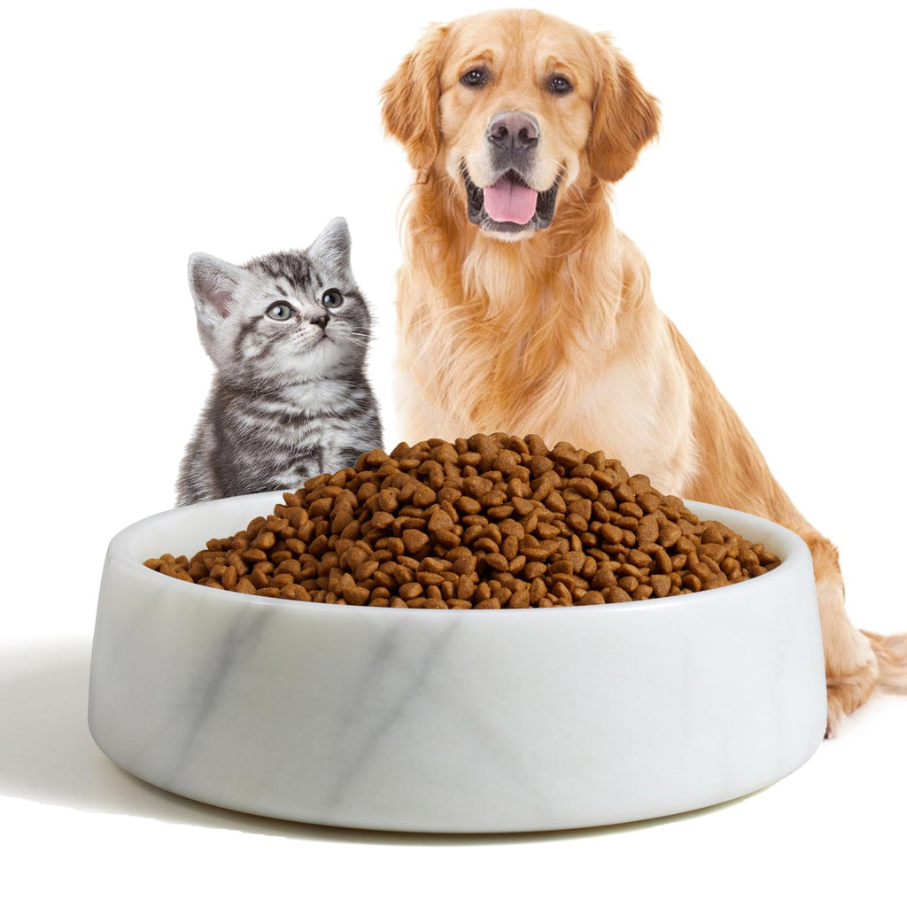 SAMAH Marble Dog Bowl