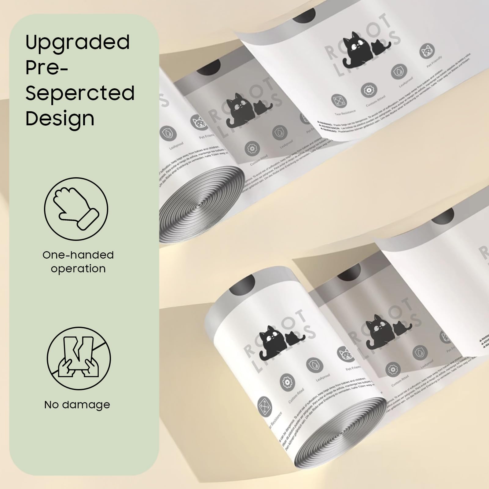 Heavy Duty Litter Box Waste Liner Bags