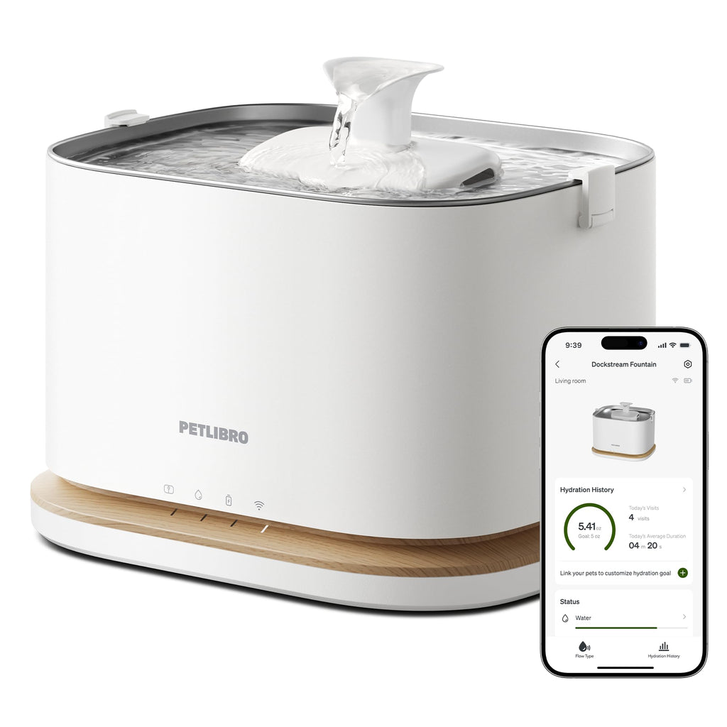 Cordless Smart Pet Water Fountain with App