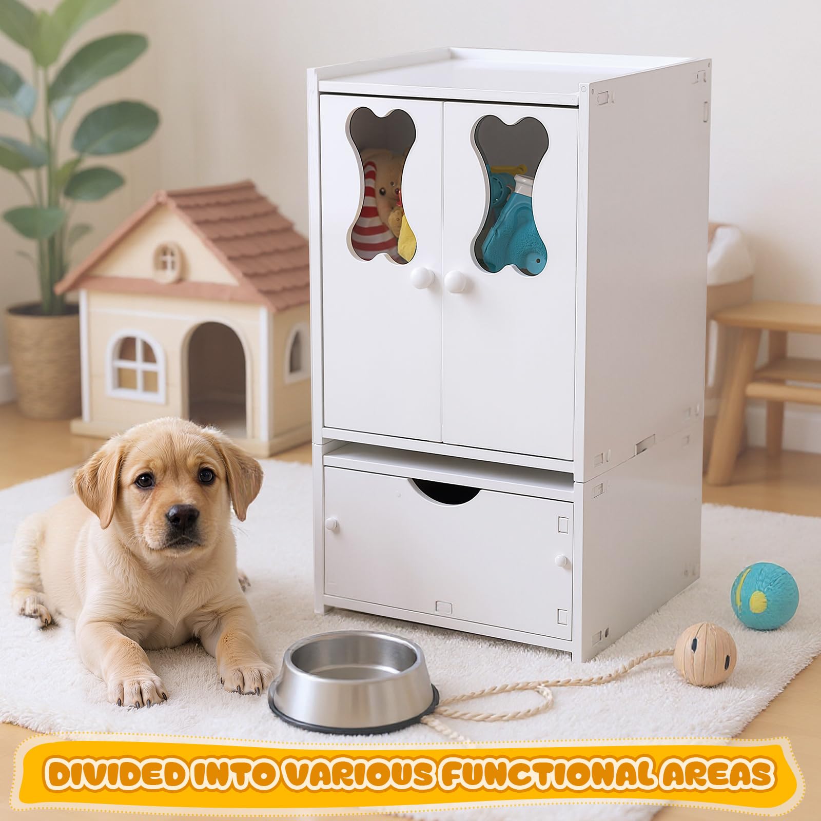 Pet Storage Wardrobe Organizer with Drawers
