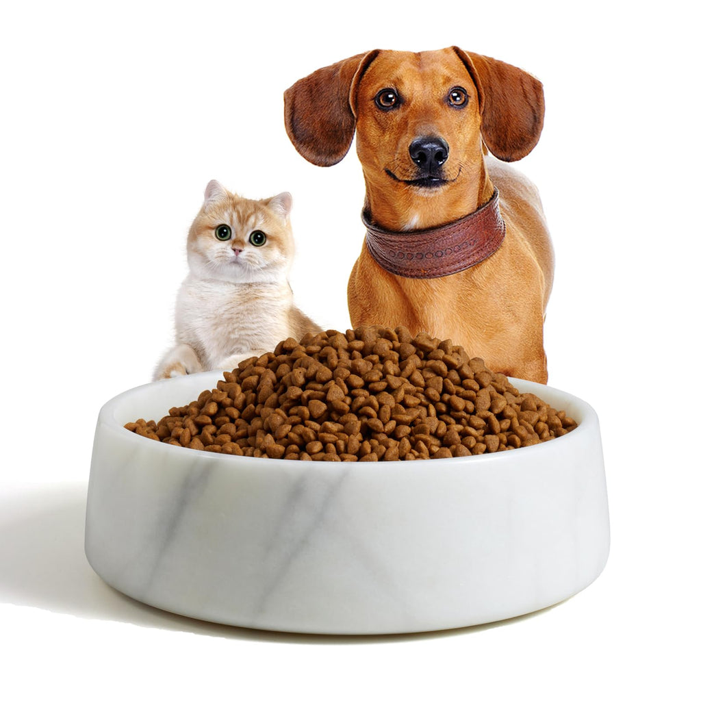 SAMAH Marble Dog Bowl