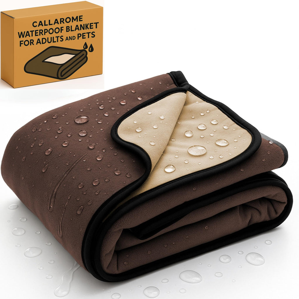 Waterproof Reversible Throw Blanket for Pets