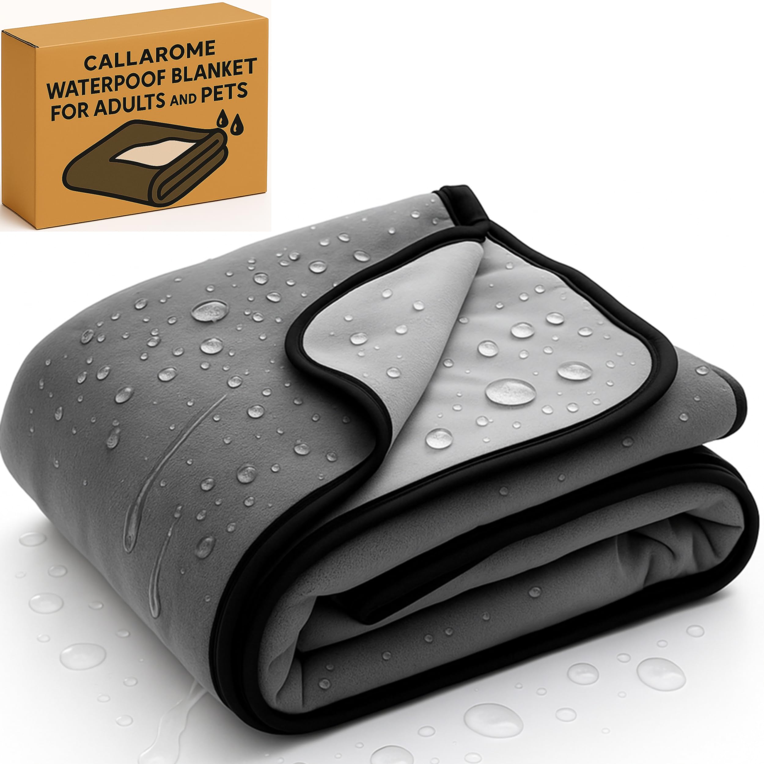 Waterproof Reversible Throw Blanket for Pets