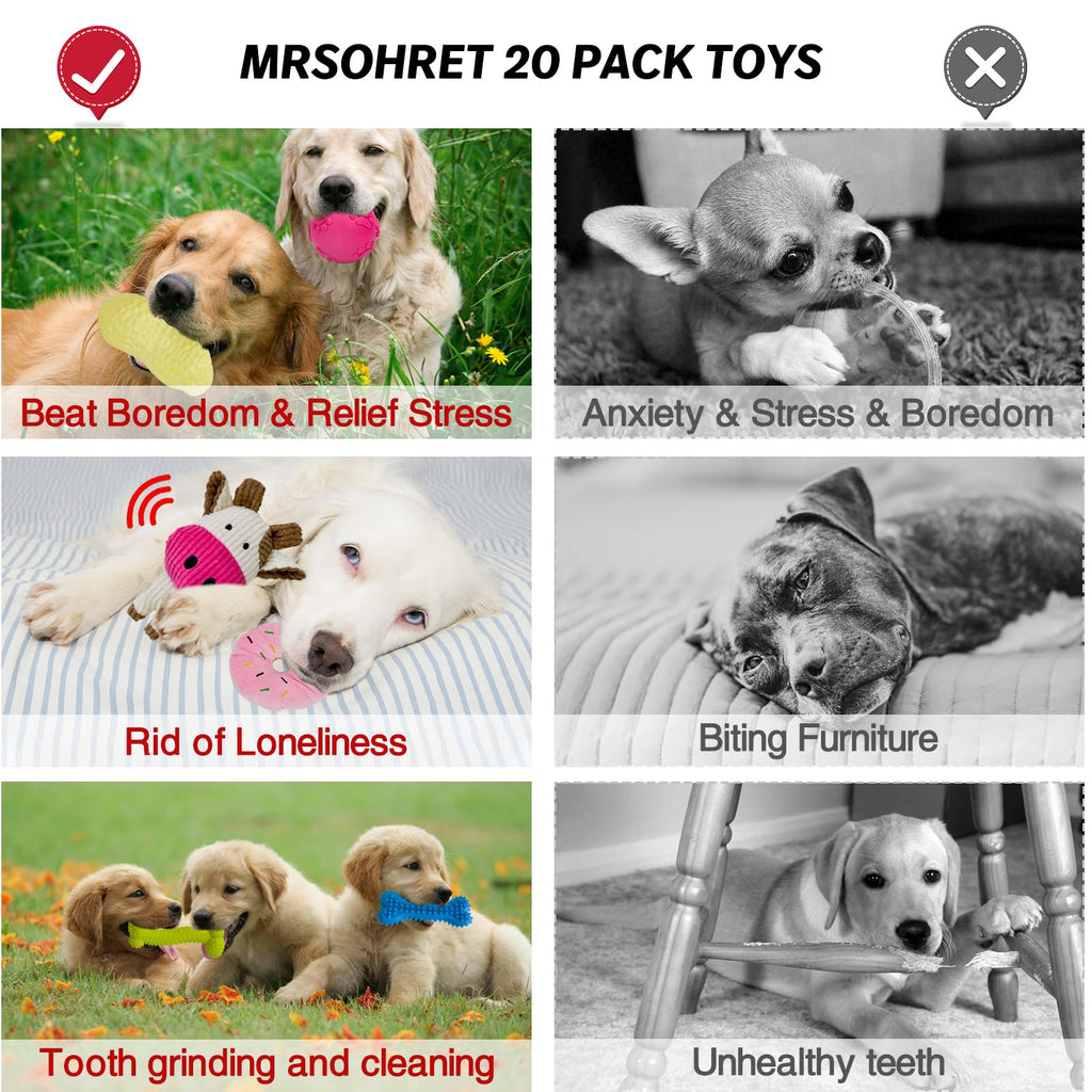 MRSOHRET Puppy Chew Toys for Teething