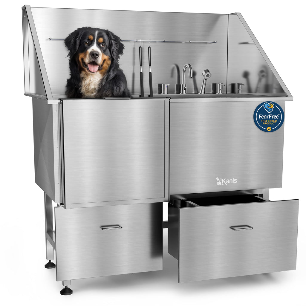 Stainless Steel Dog Washing Station with Shower